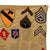 Original U.S. WWII Army, Navy & USMC 92-Patch Souvenir Blanket Section with German Kriegsmarine NCO Breast Eagle - 32 x 35”