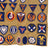 Original U.S. WWII Army, Navy & USMC 92-Patch Souvenir Blanket Section with German Kriegsmarine NCO Breast Eagle - 32 x 35”