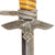 Original German WWII 2nd Model Luftwaffe Officer Dagger by W.K.C. Waffenfabrik with Grained Ivoroid Grip, Scabbard, Hanger, and Portepee