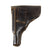 Original German WWII FN Model 1922 Black Pebble Grain Drop Holster by Richard Ehrhardt - Dated 1944 Original Items