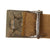 Original German WWII Luftwaffe Tropical Web Belt with Field Modification and Steel EM/NCO Buckle by Gustav Brehmer