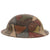 Original U.S. WWI M1917 34th Sandstorm Division Camouflage-Painted Doughboy Helmet with Liner & Chinstrap - Excellent Original Items
