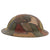 Original U.S. WWI M1917 34th Sandstorm Division Camouflage-Painted Doughboy Helmet with Liner & Chinstrap - Excellent Original Items