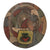 Original U.S. WWI M1917 34th Sandstorm Division Camouflage-Painted Doughboy Helmet with Liner & Chinstrap - Excellent Original Items