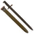 Original U.S. WWII 16” Model 1905 (M1942) M1 Garand Bayonet by Union Fork & Hoe Dated 1942 with Original M3 Scabbard Original Items