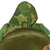 Original U.S. Vietnam War Era M1 Helmet with 1969 Mitchell Camouflage Cover Worn Brown-Side-Out, Elastic Band & Postwar Liner Original Items