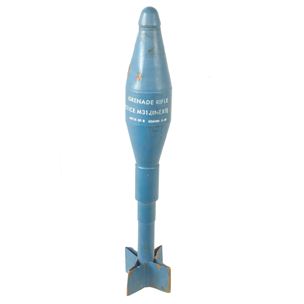 Original U.S. Vietnam War INERT Practice M31 HEAT Anti-Armor Rifle Grenade Trainer Dated 1964 - 66mm