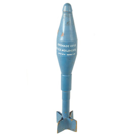 Original U.S. Vietnam War INERT Practice M31 HEAT Anti-Armor Rifle Grenade Trainer Dated 1964 - 66mm