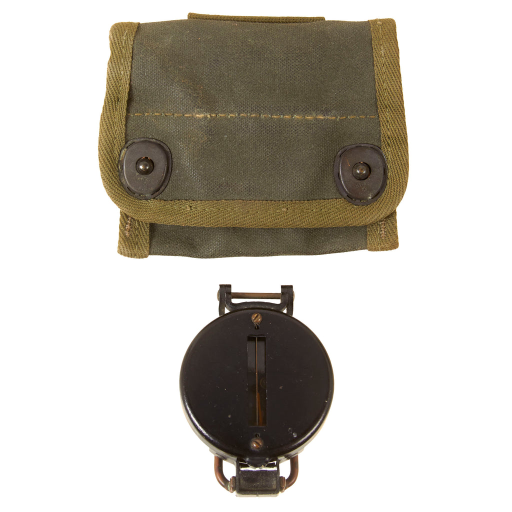 Original U.S. WWII US Army M1938 Lensatic Compass By W. & L. E. Gurley Original Items