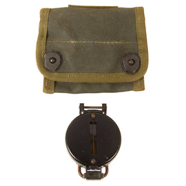 Original U.S. WWII US Army M1938 Lensatic Compass By W. & L. E. Gurley
