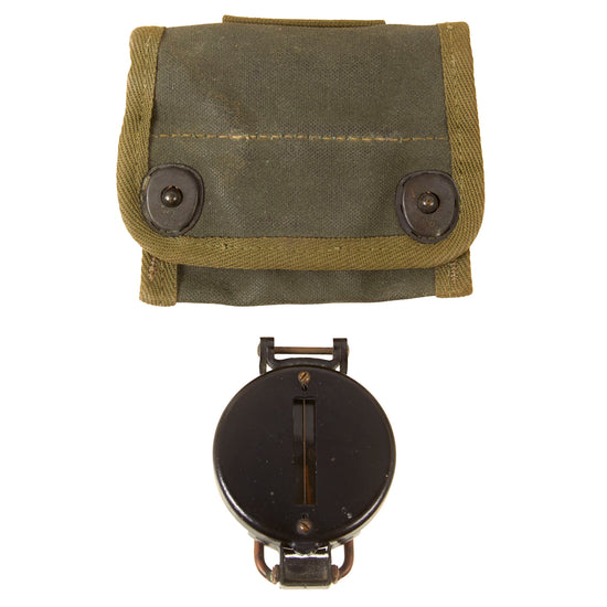 Original U.S. WWII US Army M1938 Lensatic Compass By W. & L. E. Gurley Original Items
