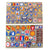 Original U.S. WWII Veteran-Organized 303 Patch Collection on Nine 14 x 22” Display Boards with Annotations Original Items