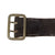 Original German WWI & WWII 1916-Dated Black P.08 Luger Holster with Modifications on WWII Black Officers Claw Belt