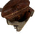 Original German WWI & WWII 1916-Dated Black P.08 Luger Holster with Modifications on WWII Black Officers Claw Belt