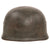 Original German WWII M-38 Luftwaffe Fallschirmjäger Paratrooper Helmet with Lot Number 4267, Relic Liner, and Size 68 Shell