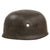 Original German WWII M-38 Luftwaffe Fallschirmjäger Paratrooper Helmet with Lot Number 4267, Relic Liner, and Size 68 Shell