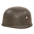Original German WWII M-38 Luftwaffe Fallschirmjäger Paratrooper Helmet with Lot Number 4267, Relic Liner, and Size 68 Shell
