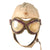 Original Japanese WWII Leather Winter Flying Helmet with Pilot’s Cat-Eye Goggles Original Items