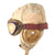 Original Japanese WWII Leather Winter Flying Helmet with Pilot’s Cat-Eye Goggles Original Items