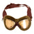 Original Japanese WWII Leather Winter Flying Helmet with Pilot’s Cat-Eye Goggles Original Items