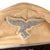 Original German WWII Luftwaffe Officer White Summer Weight Visor Cap with Embroidered Insignia Original Items