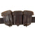 Original Imperial German WWI M1915 Leather Belt with EM/NCO Prussian Buckle and M-1909 Ammunition Pouches