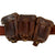 DRAFT Original German WWII EM/NCO Luftwaffe Paratrooper Pebbled "Droop Tail" Eagle Aluminum Buckle with Leather Belt (Copy) Original Items