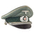Original German WWII Heer Army Infantry Officers Schirmmütze Visor Crush Cap by A.B. Hoerner Original Items
