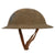 Original British Made U.S. WWI Mark I Doughboy Helmet with Original Hand Painted 36th Infantry Division Arrowhead Insignia, Textured Finish, Liner and Chinstrap Original Items