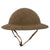 Original British Made U.S. WWI Mark I Doughboy Helmet with Original Hand Painted 36th Infantry Division Arrowhead Insignia, Textured Finish, Liner and Chinstrap Original Items