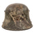 Original Imperial German WWI M16 Stahlhelm Helmet Shell with Remnants of Camouflage Paint Scheme - Marked ET64