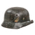 Original German WWII Luftwaffe Double Decal M35 Steel Helmet with Replaced 1931-Dated Liner and Replica Chinstrap, Stamped SE64
