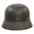 Original German WWII Heer Army Single Decal M40 Steel Helmet with 1940 Dated 56cm Relic Liner and Replica Chinstrap, Stamped SE64