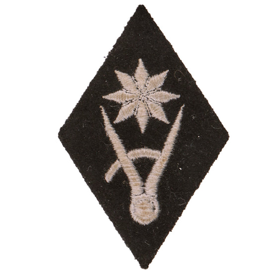 Original German WWII SS-WVHA Construction Group Personnel Sleeve Diamond Original Items