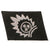 Original German WWII 15th Waffen Grenadier Division of the SS “Latvian No. 1” Right Collar Tab with Latvian Sun Emblem, Apparently Unissued