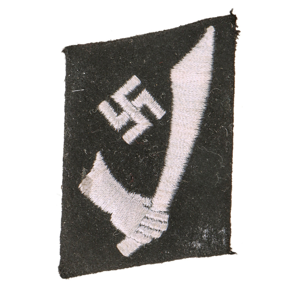 Original German WWII 13th Waffen Mountain Division of the SS “Handschar” (1st Croatian) Right Side Collar Tab