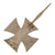 DRAFT Original German WWII Wehrmacht Iron Cross First Class 1939 EKI with "Fat Belly" Vertical Pinback, Unmarked Original Items