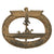 Original German WWII Kriegsmarine U-Boat War Badge by Gebrüder Wegerhoff - U-Boot-Kriegsabzeichen Original Items