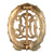 Original German WWII DRL Versehrtensportabzeichen Sports Badge for War-Disabled by Wernstein Jena - Silver with Gold Wreath Original Items