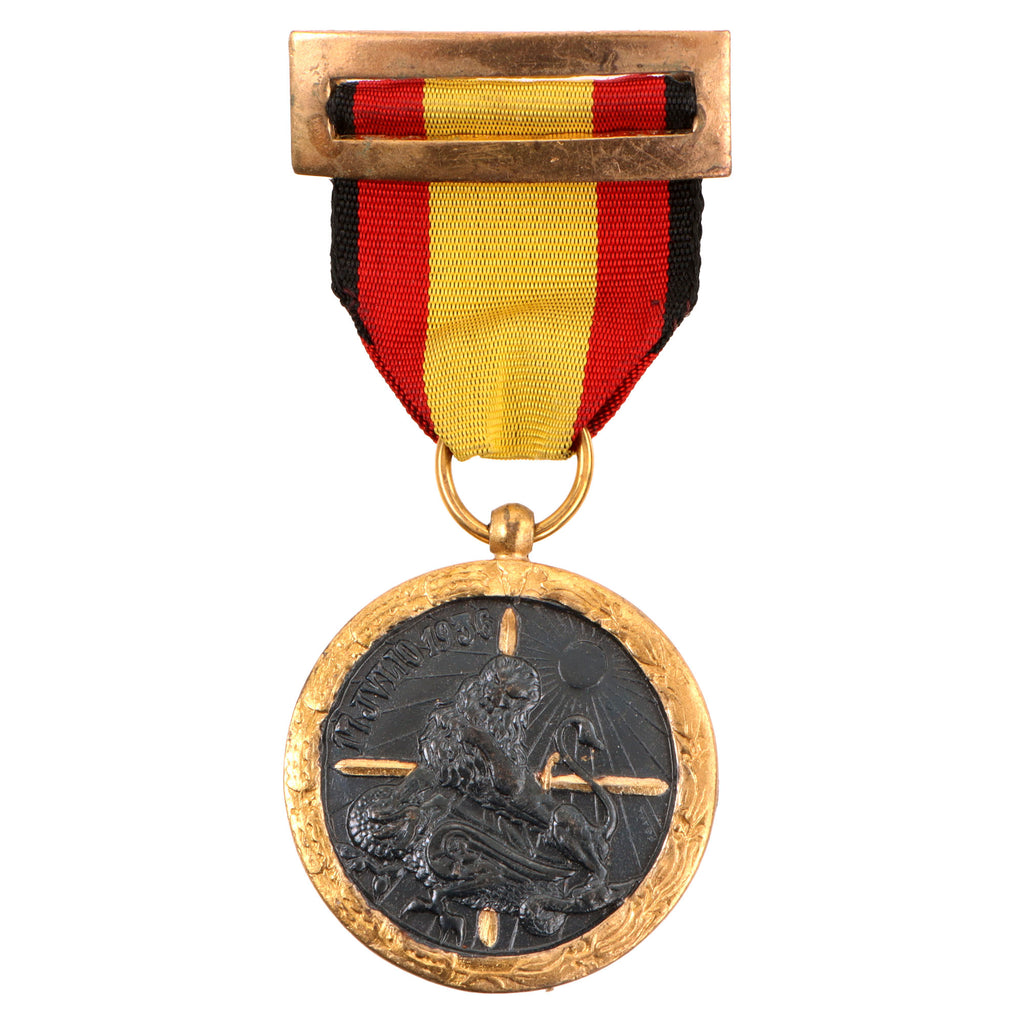Original Spanish Civil War 1936-1939 German Legion Condor-Associated Campaign Medal for Front-Line Combat Service with Black-Edged Ribbon Original Items