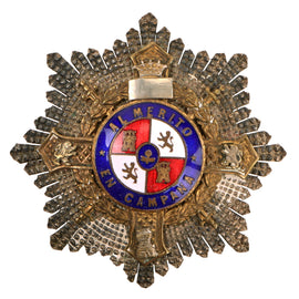 Original Spanish 1938-1942 Type I Cruz de Guerra “Al Mérito en Campaña” Breast Star
