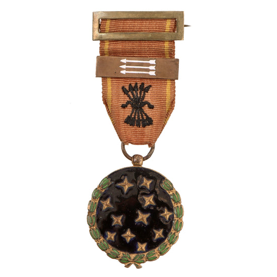 Original Spanish Civil War Engraved Falangist “Old Guard” Medal - Dated 1933