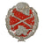 Original Spanish WWII Blue Division Anti-Tank Sleeve Badge with Skull & Crossbones