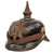 Original Imperial German WWI Kingdom of Saxony M1915 Infantry EM/NCO Pickelhaube Spiked Helmet with Correct Saxon Style Cockades by Müller & Sprung of Dresden - Dated 1915