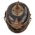 Original Imperial German WWI Kingdom of Saxony M1915 Infantry EM/NCO Pickelhaube Spiked Helmet with Correct Saxon Style Cockades by Müller & Sprung of Dresden - Dated 1915