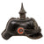 Original Imperial German WWI Bavarian EM/NCO M1915 Pickelhaube Spiked Helmet by Berlin Maker - Dated 1916 Original Items