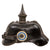 Original Imperial German WWI Bavarian EM/NCO M1915 Pickelhaube Spiked Helmet by Berlin Maker - Dated 1916 Original Items