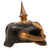 Original WWI Imperial German Baden Complete M1895 Infantry Officer’s Pickelhaube Spiked Helmet with Cockades & Chinscales Original Items