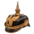Original WWI Imperial German Baden Complete M1895 Infantry Officer’s Pickelhaube Spiked Helmet with Cockades & Chinscales Original Items