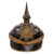Original Imperial German WWI Kingdom of Saxony Infantry Officer’s Model 1897 Pickelhaube Helmet with Officer’s Cockades & Chinscales Original Items
